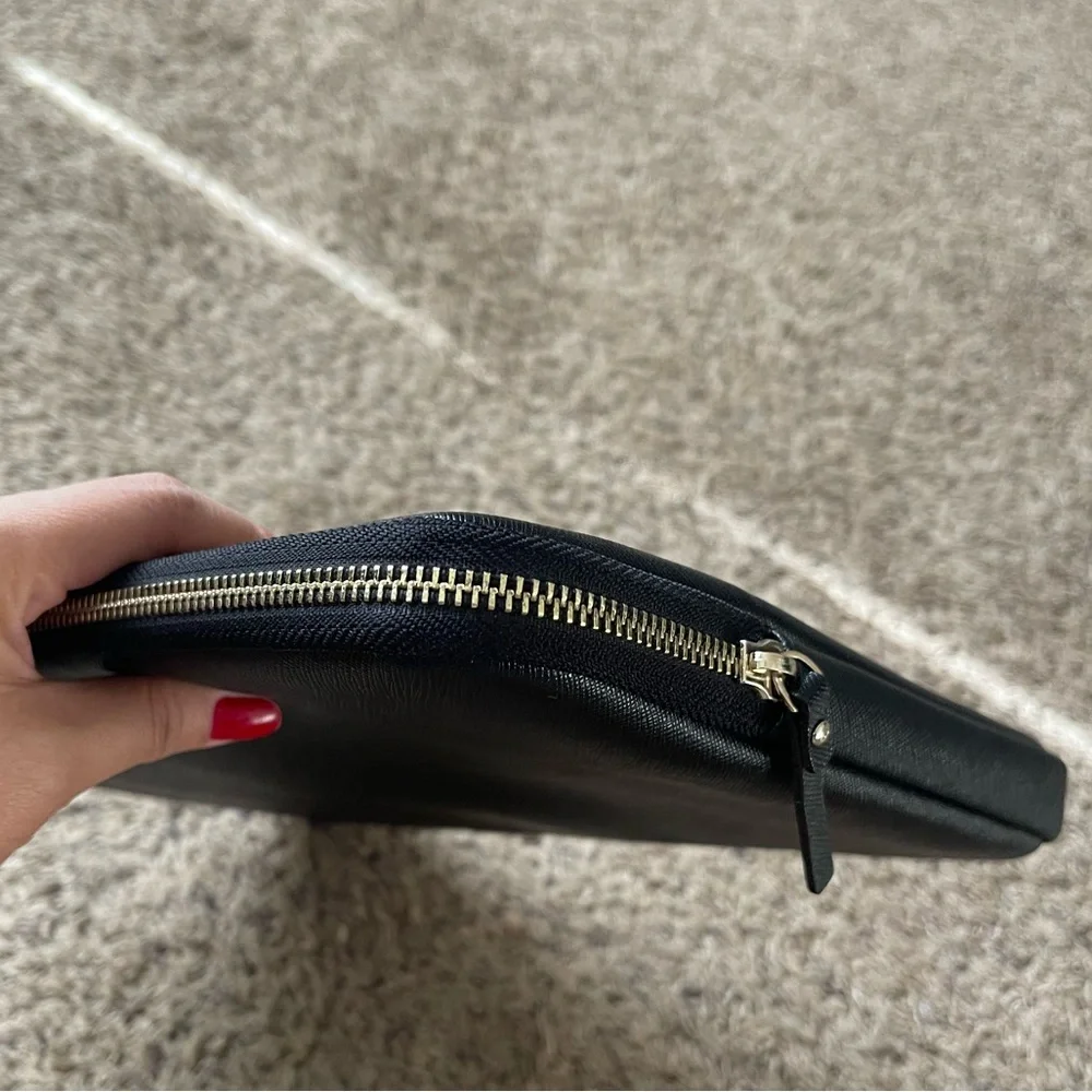 Kate Spade Black Saffiano Leather Laptop Case